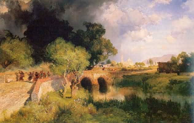 Thomas Moran Gathering Storm near Maravatio Mexico