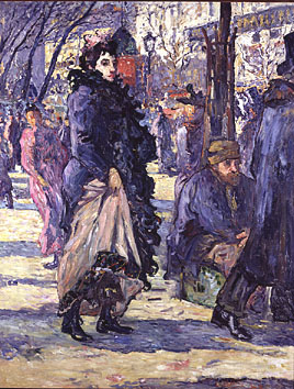 Valtat Louis Sur le boulevard 1893