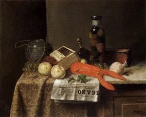 William Harnett Still Life with Le Figaro