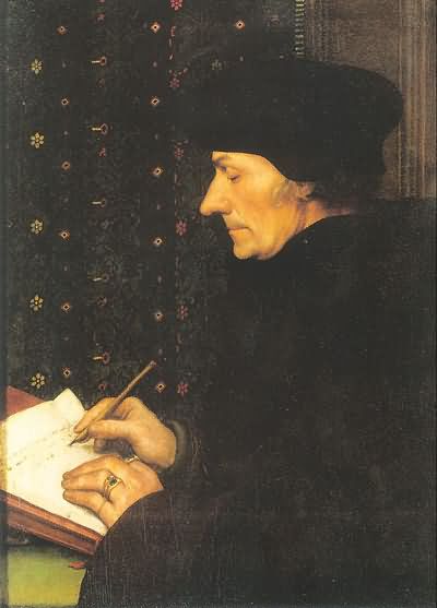 Hans Holbein the Younger Portrait of Erasmus