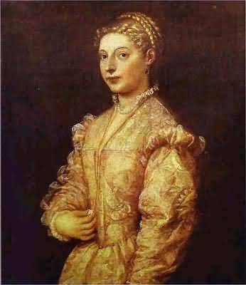 Titian Tiziano Vecellio Portrait of a Lady