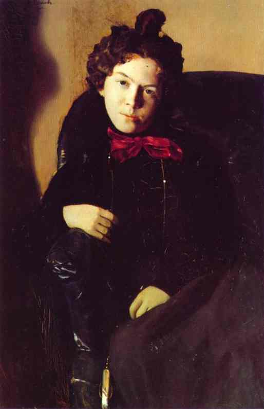 Constantin Somov Portrait of the Artist A Ostroumova