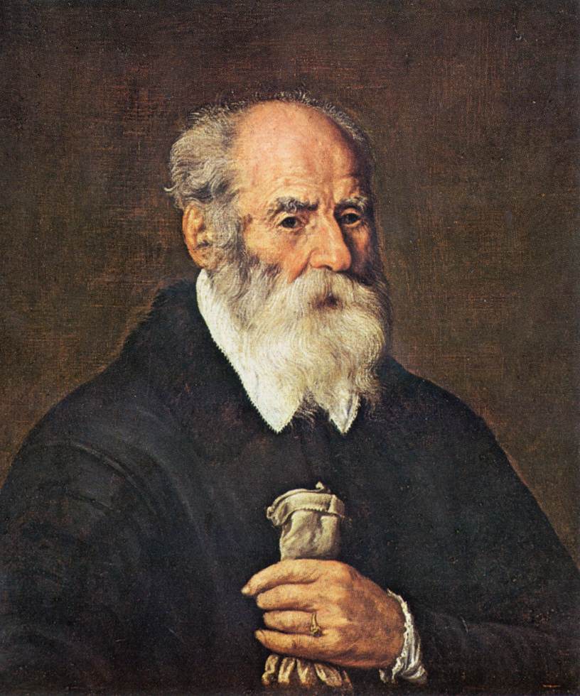 BASSETTI Marcantonio Portrait of an Old Man with Gloves