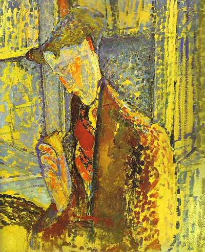 Amedeo Modigliani Study for Portrait of Frank Haviland
