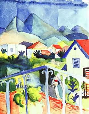 August Macke St Germain near Tunis