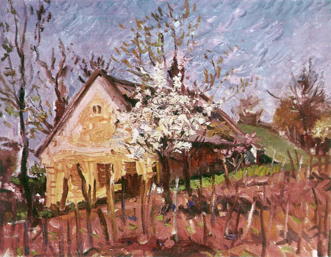 BOLDIZSAR Istvan Winery House in Spring