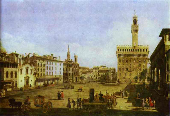 Bernardo Bellotto Signoria Square in Florence