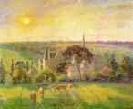 Camille Pissarro Countryside & Eragny Church and Farm