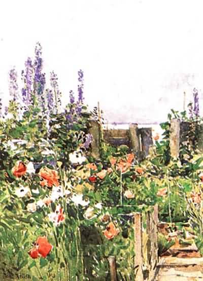 Childe Hassam Home of the Hummingbird