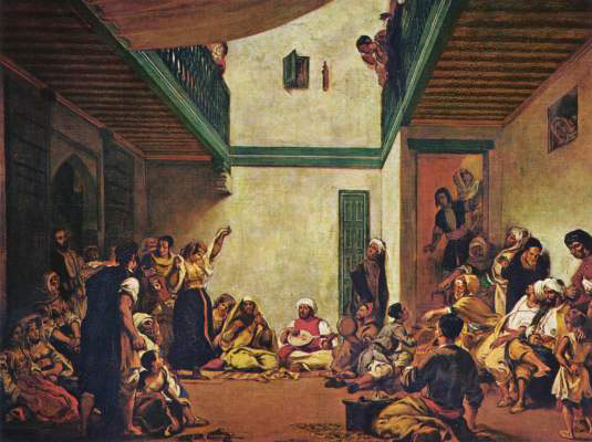 Eugene Delacroix Jewish Wedding in Morocco