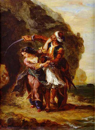 Eugene Delacroix The Bride of Abydos
