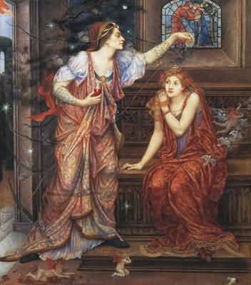 Evelyn de Morgan Queen Eleanor And Fair Rosamund