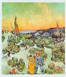 Evening Stroll - Vincent Van Gogh