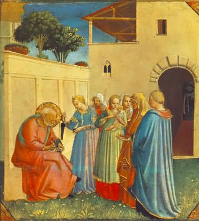 Fra Angelico The Naming of St. John the Baptist