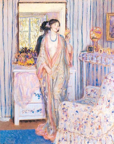 Frederick Carl Frieseke The Robe