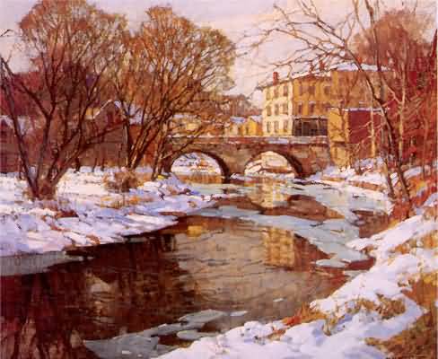 Frederick Mulhaupt Choate Bridge Winter