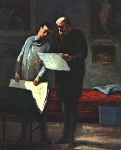 Honore Daumier Advice to a Young Artist