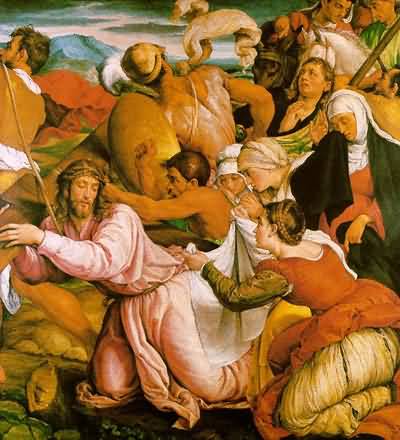 Jacopo Bassano The Procession To Calvary
