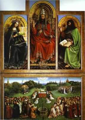 Jan van Eyck The Ghent Alta