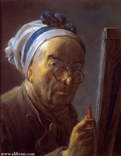 Jean Baptiste Simeon Chardin Self Portrait