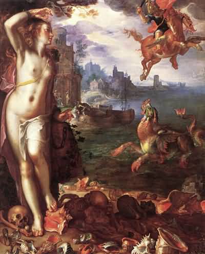 Joachim Wtewael Perseus & Andromeda