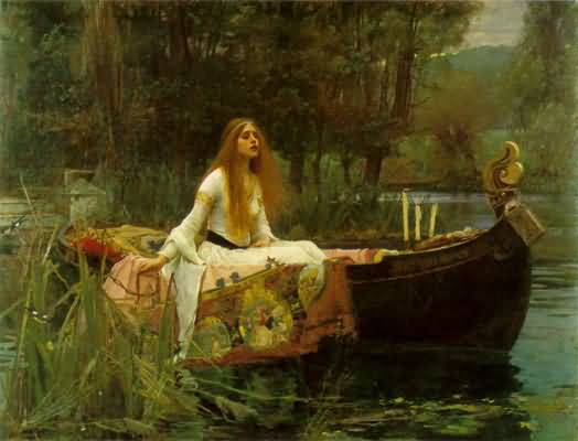 John William Waterhouse The Lady Of Shalott