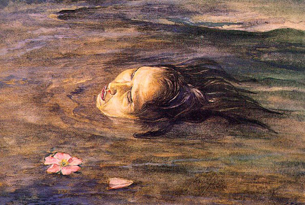 John la Farge The Strange Thing Little Kiosai Saw in the River