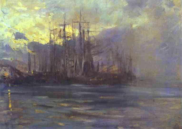 Korovin Constantin The Port in Marseilles