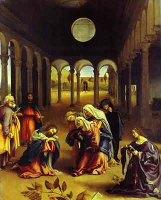 Lorenzo Lotto Christ Taking Leave of His Mother