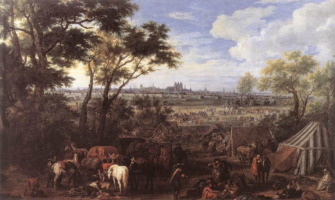 MEULEN Adam Frans van der The Army of Louis XIV in front of Tournai in 1667