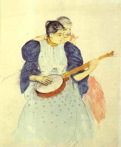 Mary Cassatt The Banjo Lesson