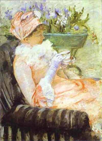 Mary Cassatt The Cup of Tea. (Portrait of Lydia)