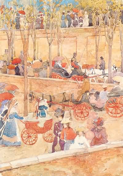 Maurice Prendergast Afternoon Pincian Hill