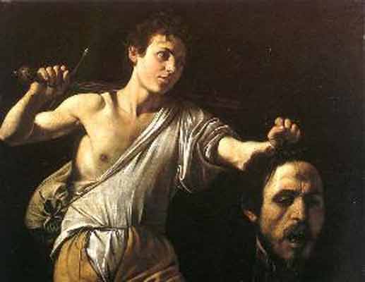 Michelangelo Merisi da Caravaggio David with the Head of Goliath Vienna