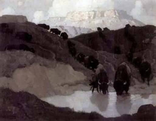 Newell Convers Wyeth The Water Hole