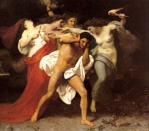 Orestes Pursued by the Furies - Adolphe-William Bouguereau