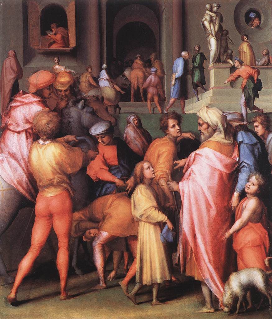 PONTORMO Jacopo Joseph Being Sold to Potiphar