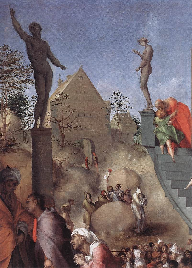 PONTORMO Jacopo Joseph in Egypt (detail)