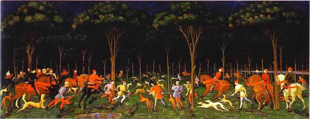 Paolo Uccello The Hunt in the Forest