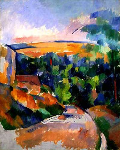 Paul Cezanne Bend In Road