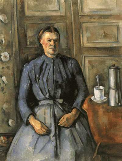 Paul Cezanne Donna con caffettiera