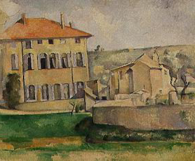 Paul Cezanne House And Farm at Jas De Bouffan