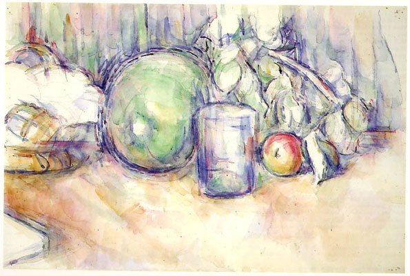 Paul Cezanne Still Life with Green Melon