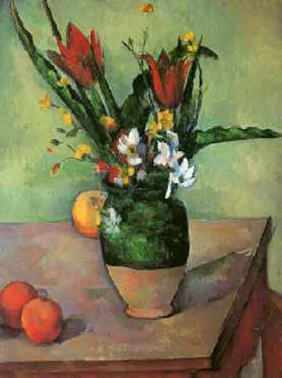 Paul Cezanne Vase of Tulips