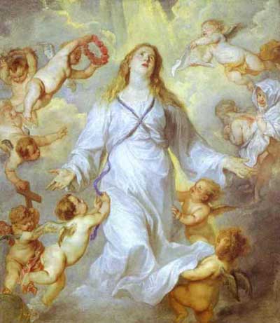 Sir Anthony van Dyck The Assumption of the Virgin