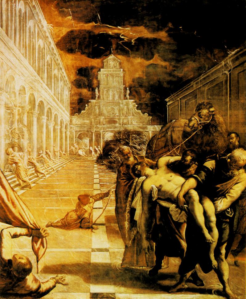 TINTORETTO The Stealing of the Dead Body of St Mark