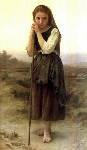 The Little Shepherdess - Adolphe-William Bouguereau