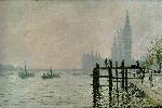 The Thames at Westminster - Claude Monet