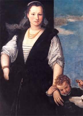 Titian Tiziano Vecellio Portrait of a Lady in White