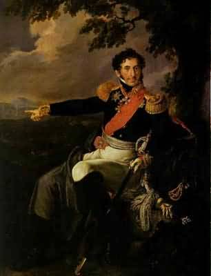 Vasily Tropinin Portrait of the Prince P I Bagration